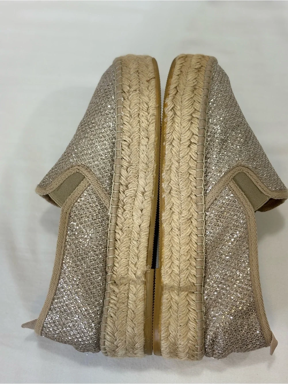 MEDICUS Champagne Slip-On Espadrille Sneakers SZ 36 / SZ 6 MADE IN SPAIN